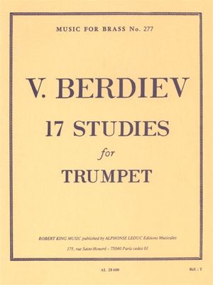17 STUDIES FOR TRUMPET SOLO - BERDIEV