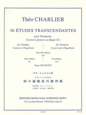 36 TRANSCENDENTAL ETUDES TPT - CHARLIER