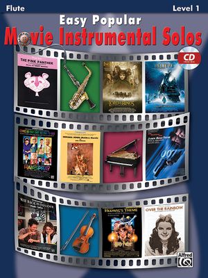 EASY POPULAR MOVIE INSTR SOLOS FLUTE BK/CD