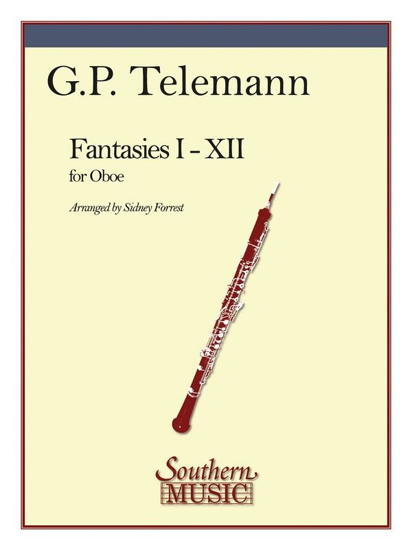 12 FANTASIES OBOE SOLO TRANSCR FORREST - TELEMANN