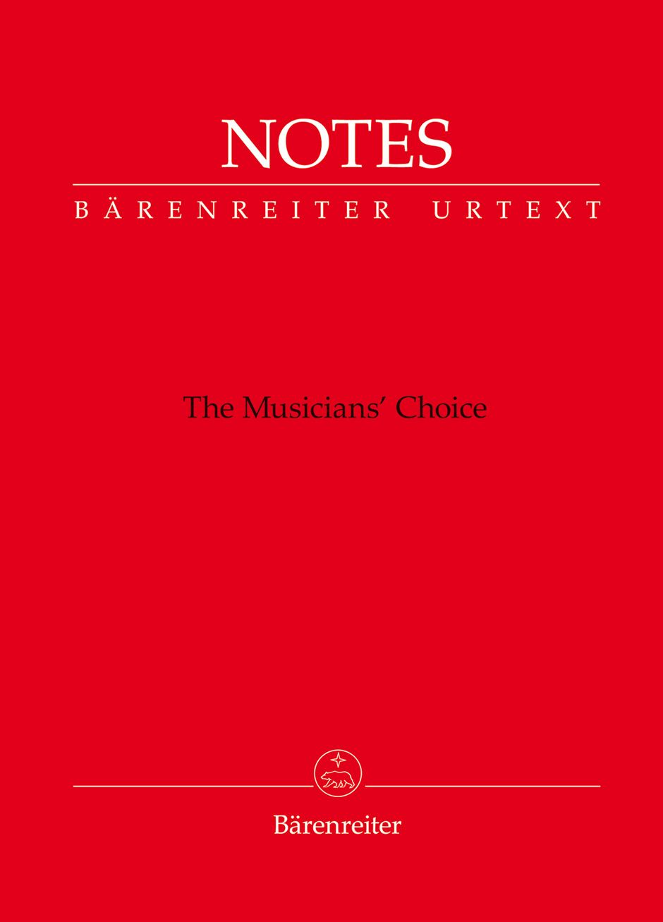 BARENREITER NOTES INTERLEAVED MANUSCRIPT