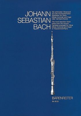 OBOE SOLOS FROM CANTATAS OB/PNO - BACH J S