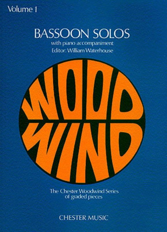 BASSOON SOLOS BK 1 ED WATERHOUSE BSN/PNO