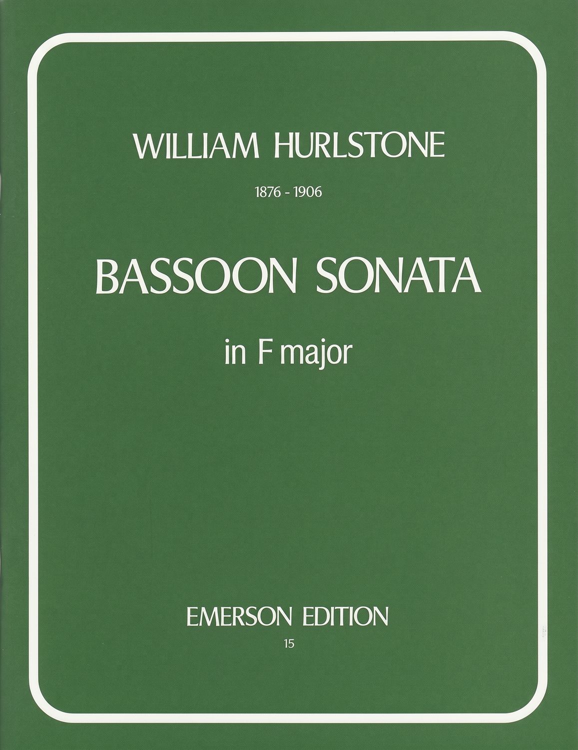 SONATA F BSN/PNO - HURLSTONE