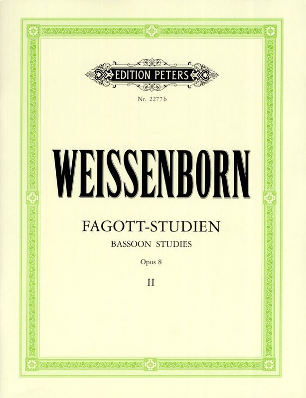 STUDIES ADVANCED OP 8 BK 2 - WEISSENBORN