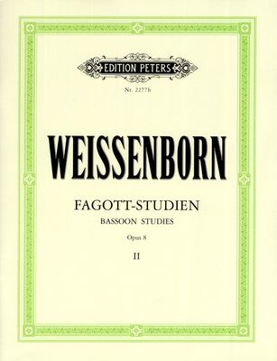 STUDIES ADVANCED OP 8 BK 2 - WEISSENBORN