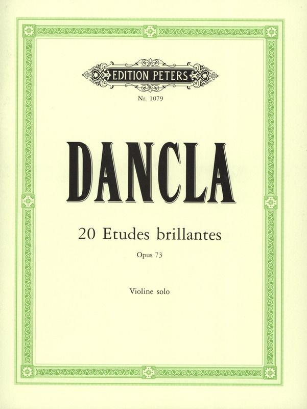 STUDIES 20 OP 73 ETUDES BRILLANTES VLN - DANCLA