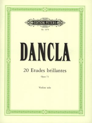 STUDIES 20 OP 73 ETUDES BRILLANTES VLN - DANCLA