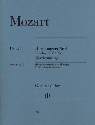CONCERTO NO 4 K495 E FLAT FHN/PNO URTEXT - MOZART