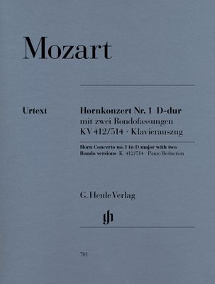 CONCERTO K 412 K 514 D WITH 2 RONDO VERSIONS - MOZART