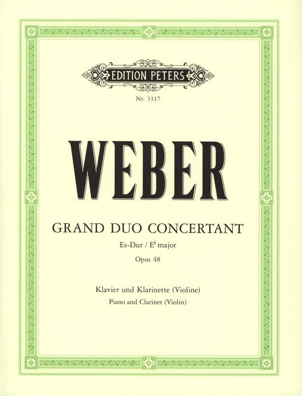GRAND DUO CONCERTANT OP 48 CLA/PNO - WEBER