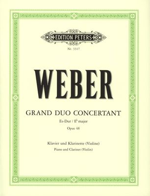 GRAND DUO CONCERTANT OP 48 CLA/PNO - WEBER
