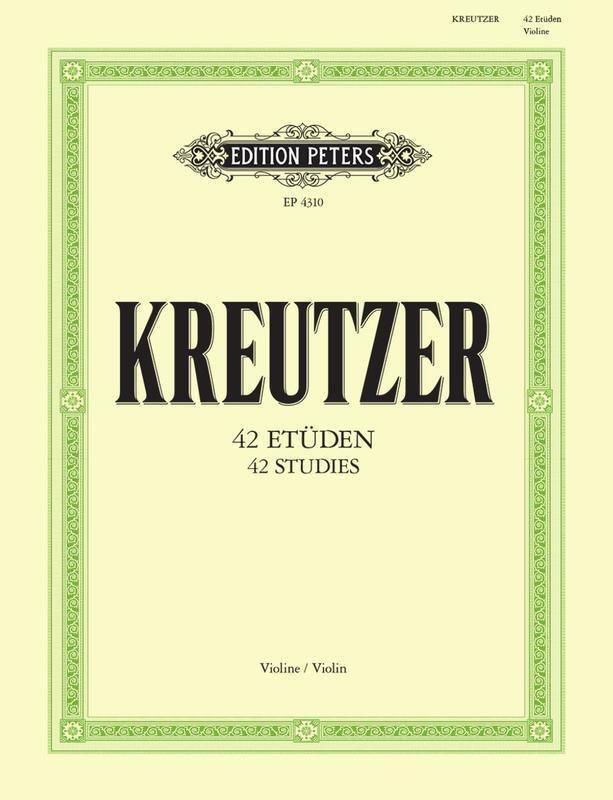 KREUTZER - 42 ETUDES OR CAPRICES VIOLIN - RODOLPHE KREUTZER