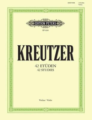 KREUTZER - 42 ETUDES OR CAPRICES VIOLIN - RODOLPHE KREUTZER