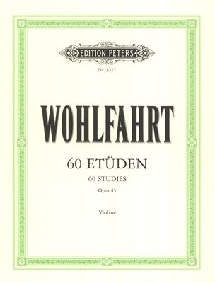 STUDIES 60 OP 45 COMP ED SITT - WOHLFAHRT