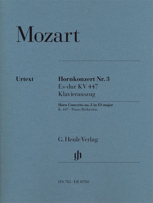 CONCERTO NO 3 K 447 E FLAT FHN/PNO - MOZART