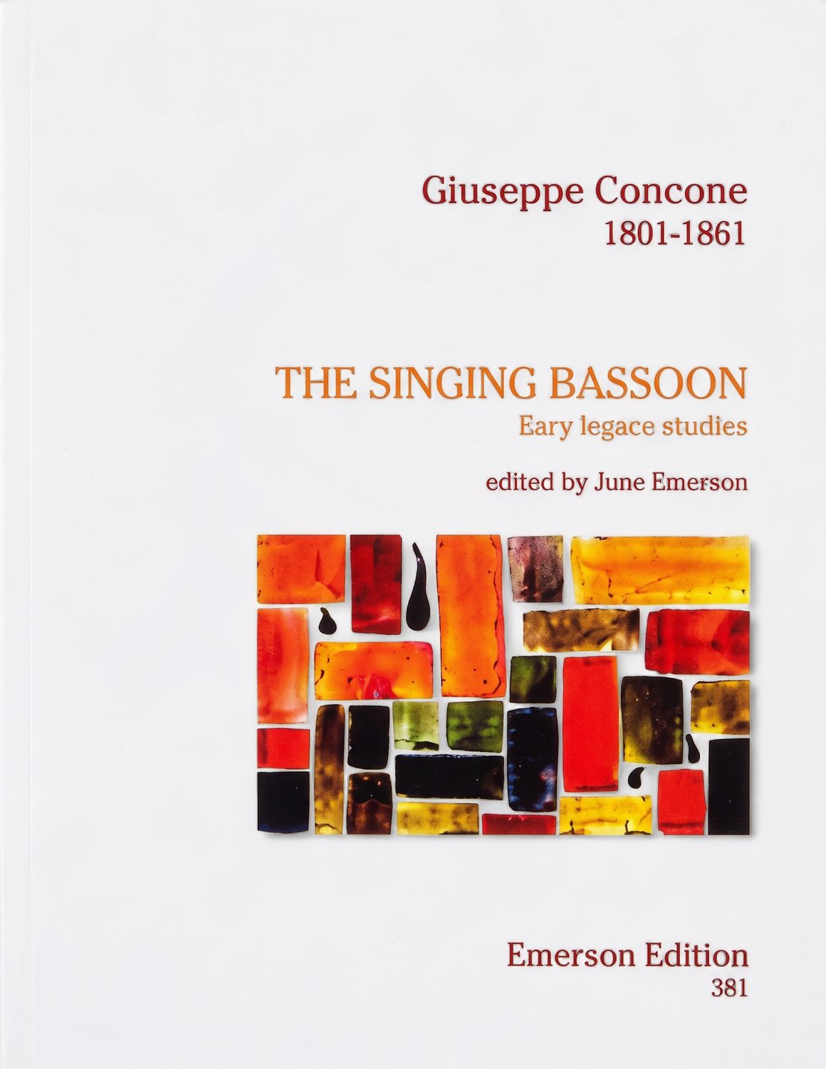 SINGING BASSOON FORTY LEGATO STUDIES OP 17 - CONCONE