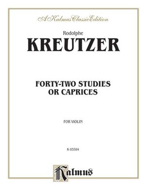 42 STUDIES AND CAPRICES VLN - KREUTZER