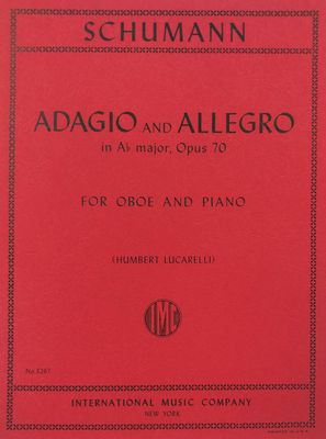 ADAGIO AND ALLEGRO OP 70 A FLAT OB/PNO - SCHUMANN