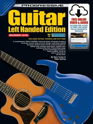 PROGRESSIVE GUITAR LEFT HANDED EDITION BK/DVD - TURNER GELLING