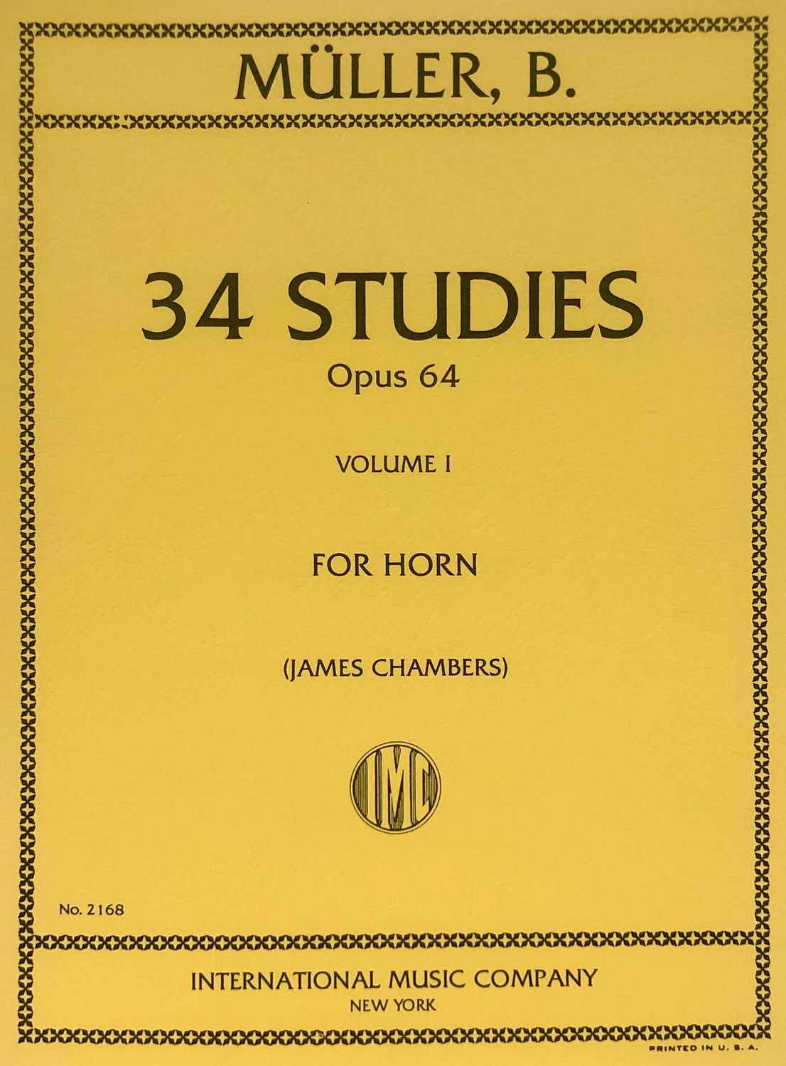 STUDIES 34 OP 64 BK 1 - MUELLER