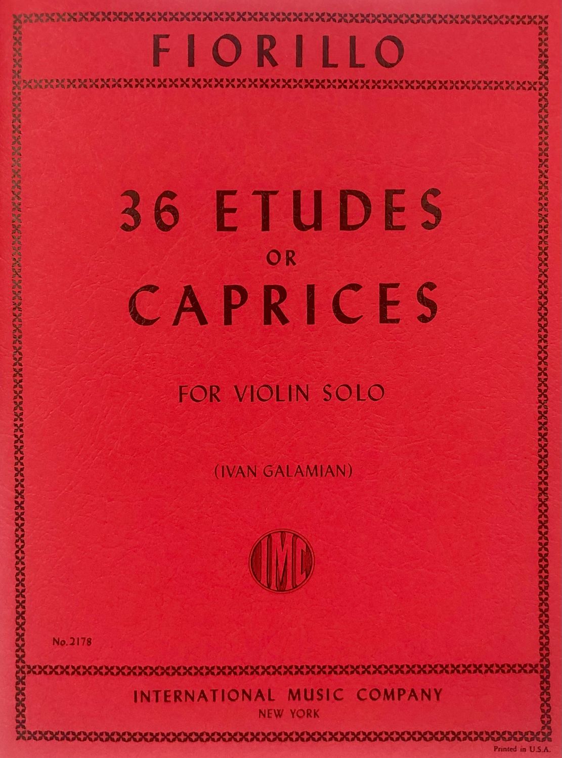 ETUDES OR CAPRICES 36 - FIORILLO