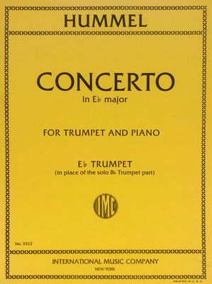 CONCERTO E FLAT TPT/PNO E FLAT TPT PT - HUMMEL