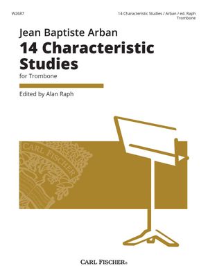 ARBAN - 14 CHARACTERISTIC STUDIES TROMBONE - JEAN-BAPTISTE ARBAN