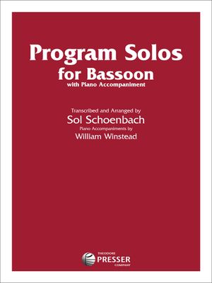 PROGRAM SOLOS FOR BASSOON CUSTOM PRINT