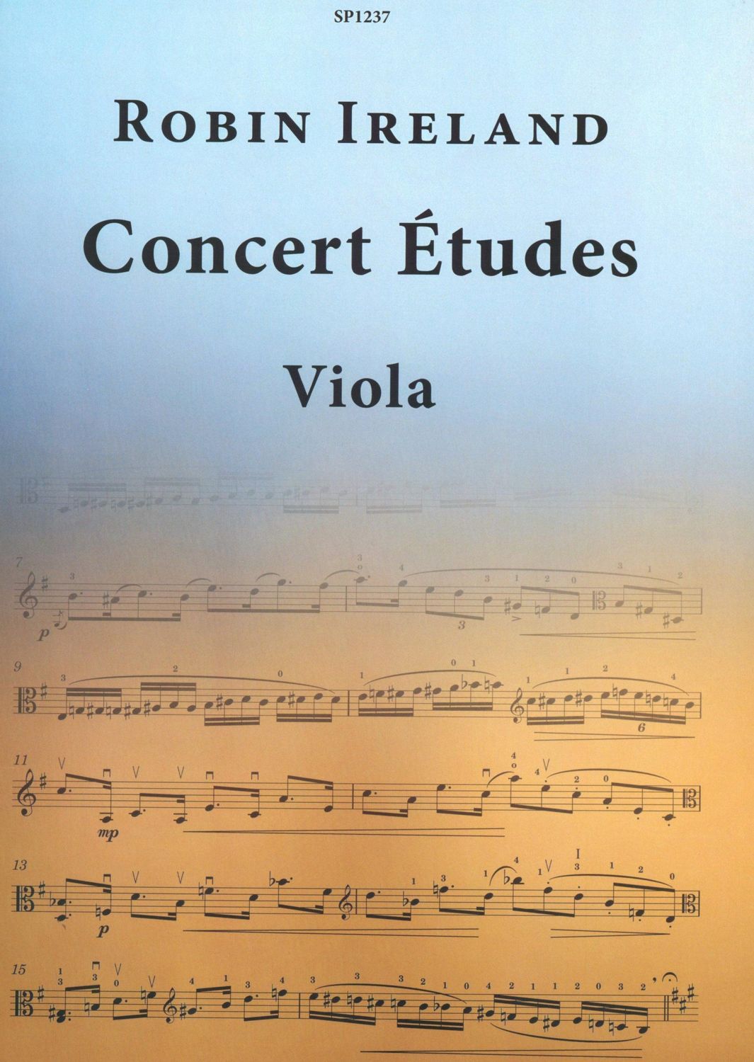 CONCERT ETUDES FOR VIOLA - IRELAND