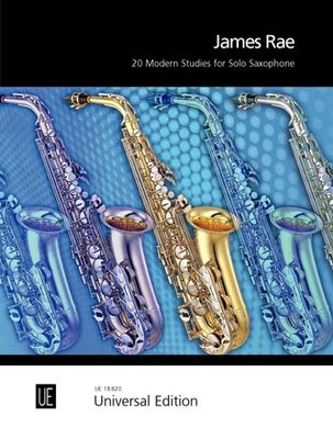 MODERN STUDIES 20 SOLO SAXOPHONE - RAE JAMES