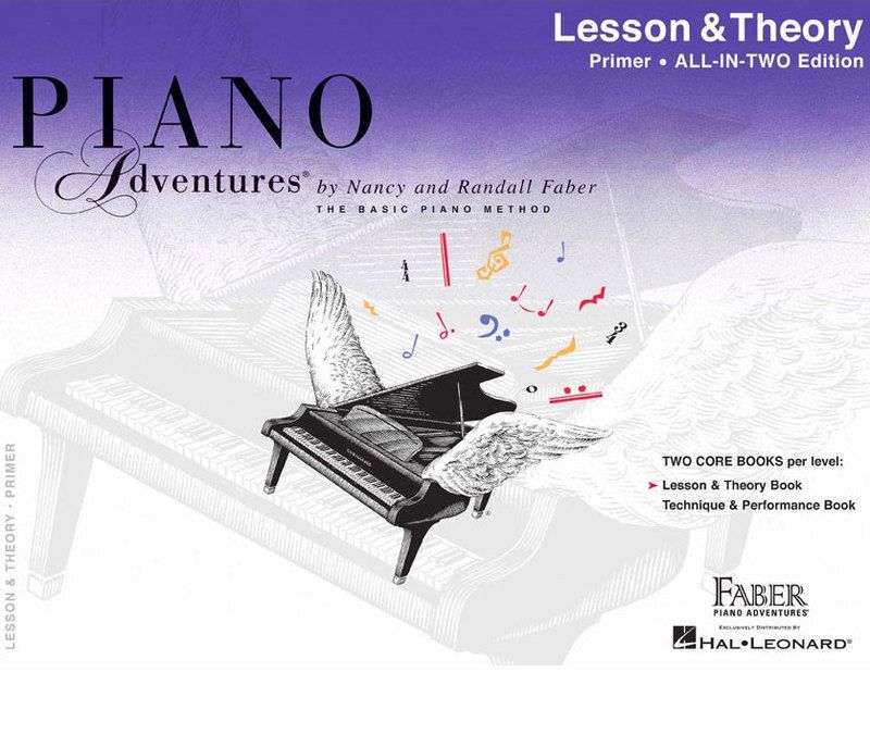 PIANO ADVENTURES ALL IN TWO PRIMER LESSON THEORY - FABER