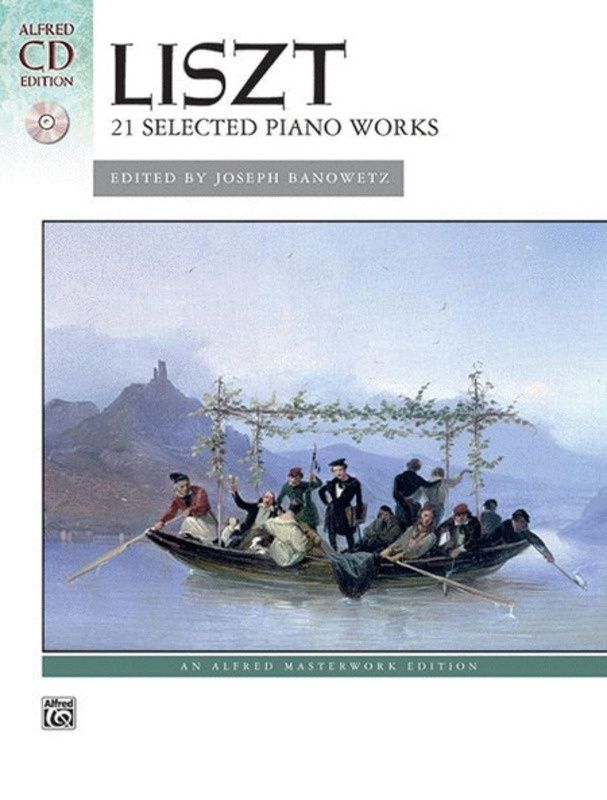 LISZT 21 SELECTED PIANO WORKS BK/CD - LISZT