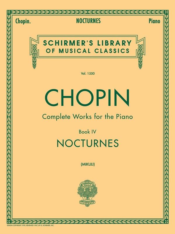 CHOPIN - NOCTURNES FOR PIANO