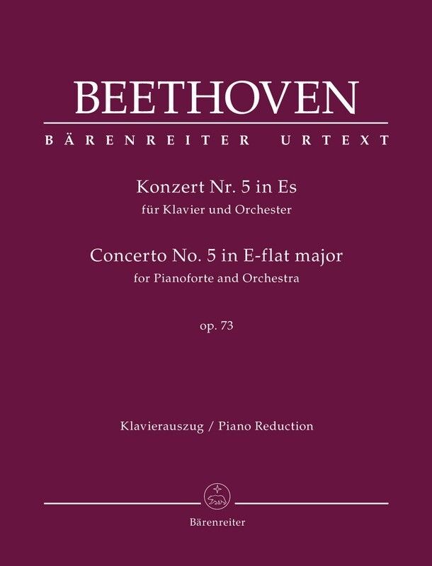 CONCERTO NO 5 E FLAT MAJ OP 73 REDN FOR 2 P 4 H - BEETHOVEN