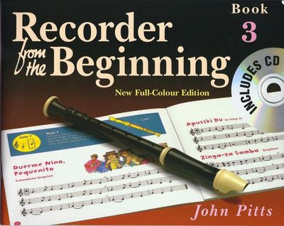 RECORDER BEGINNING PUPILS BK 3 BK/CD NEW ED - PITTS