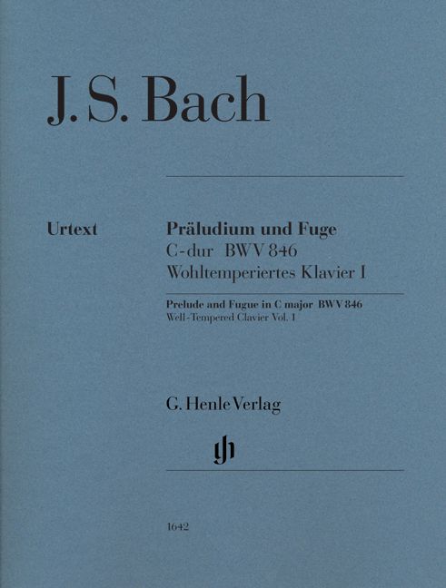 PRELUDE AND FUGUE BWV 846 C WITHOUT FINGERING - BACH J S