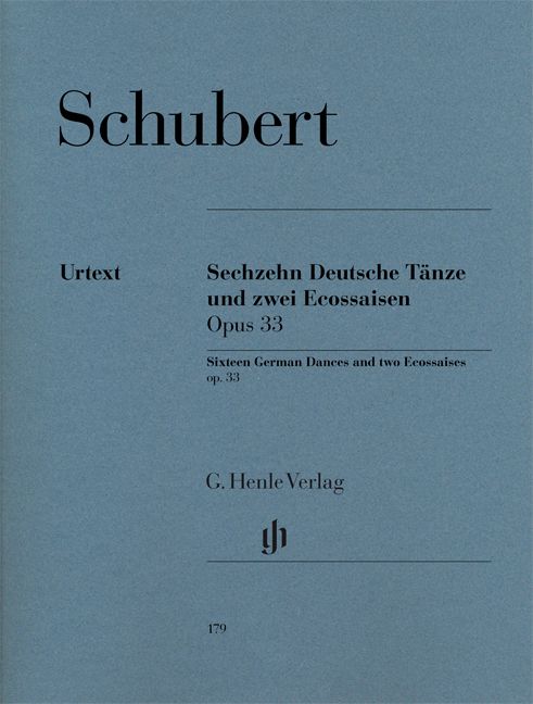 GERMAN DANCES 16 AND 2 ECOSSAISES OP 33 - SCHUBERT