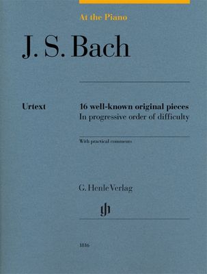 AT THE PIANO 16 WELL KNOW ORIGINAL PIECES - BACH J S
