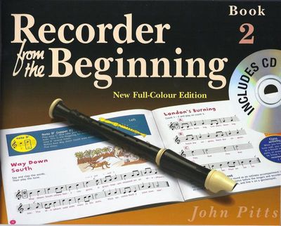 RECORDER BEGINNING PUPILS BK 2 BK/CD NEW ED - PITTS