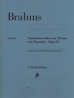 VARIATIONS ON A THEME OF PAGANINI OP 35 - BRAHMS