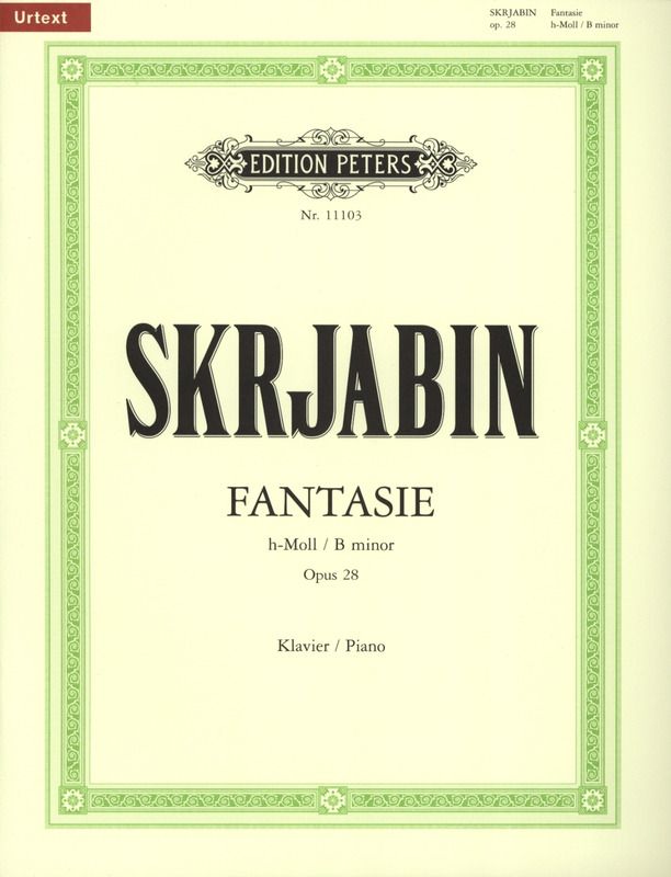 FANTASY IN B MIN OP28 PNO - SCRIABIN