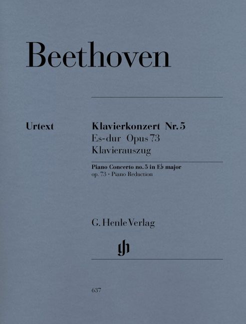 CONCERTO NO 5 E FLAT OP 73 2P4H - BEETHOVEN