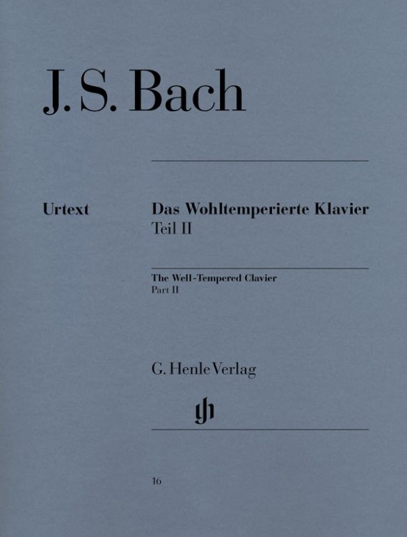 PRELUDES AND FUGUES BK 2 URTEXT - BACH J S