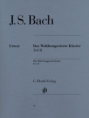 PRELUDES AND FUGUES BK 2 URTEXT - BACH J S