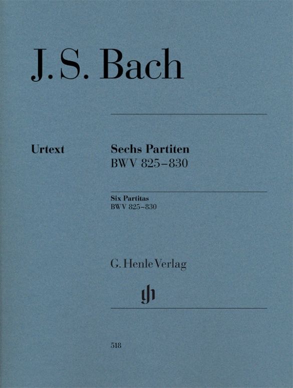 BACH - 6 PARTITAS BWV 825-830 URTEXT - Johann Sebastian Bac