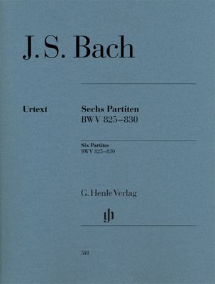 BACH - 6 PARTITAS BWV 825-830 URTEXT - Johann Sebastian Bac