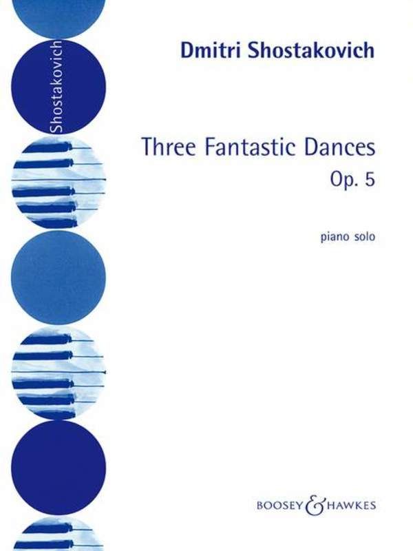 FANTASTIC DANCES 3 FOR PIANO - SHOSTAKOVICH