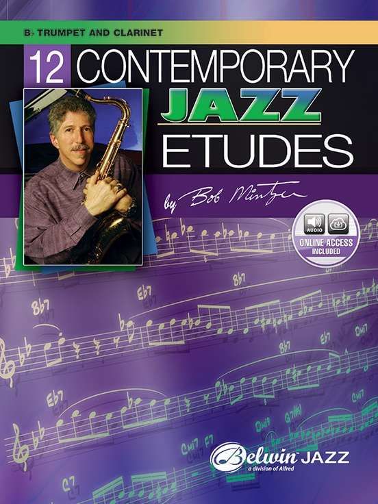 12 Contemporary Jazz Etudes BkCD B-flat Trump - BOB MINTZER