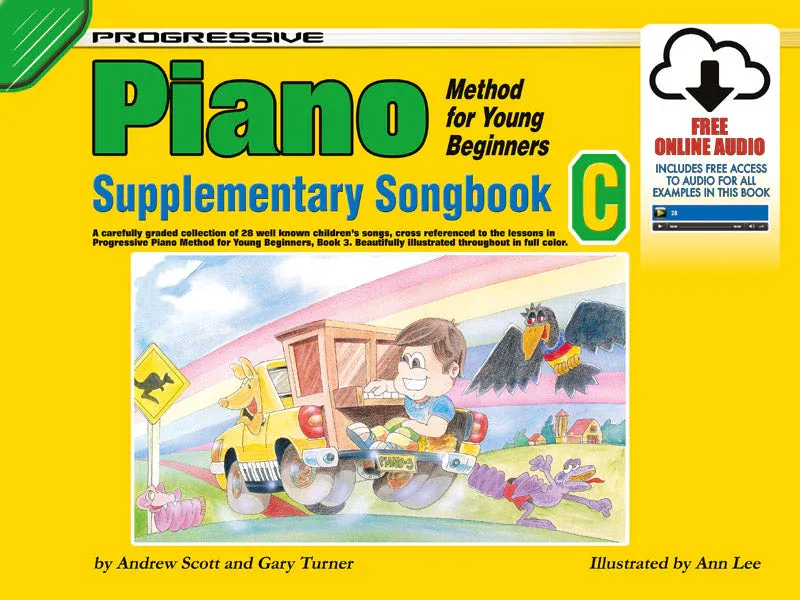 Progressive Piano Meth Yng Begin Supp Songbk C